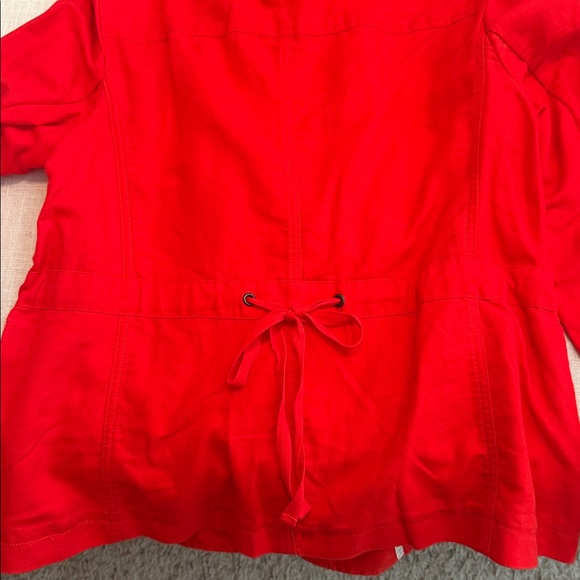 Talbots Red Utility Jacket - Picture 11 of 12